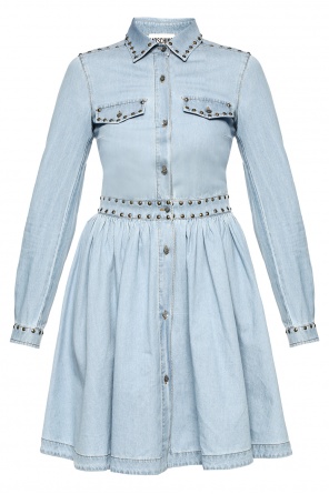 Rozkloszowana sukienka jeansowa, zdjęcie 1 Rozkloszowana sukienka jeansowa od Moschino